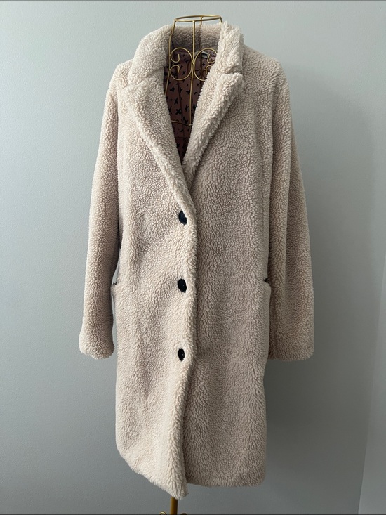 Zadig & Voltaire Jackets & Blazers - Zadig & Voltaire Cream Teddy Coat
